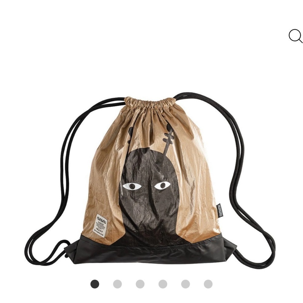 nununu Beige and Black Kids Backpack
